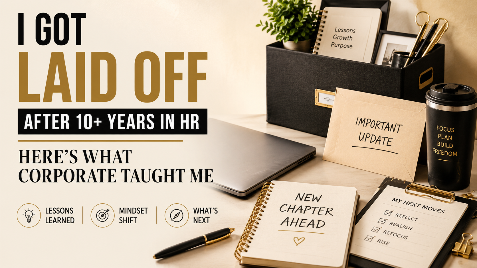 Got laid off after 10 years in HR and learned corporate lessons about job security, layoffs, and rebuilding