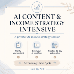 AI Content & Income Strategy Intensive