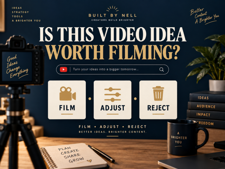 How to validate a YouTube video idea before you film it
